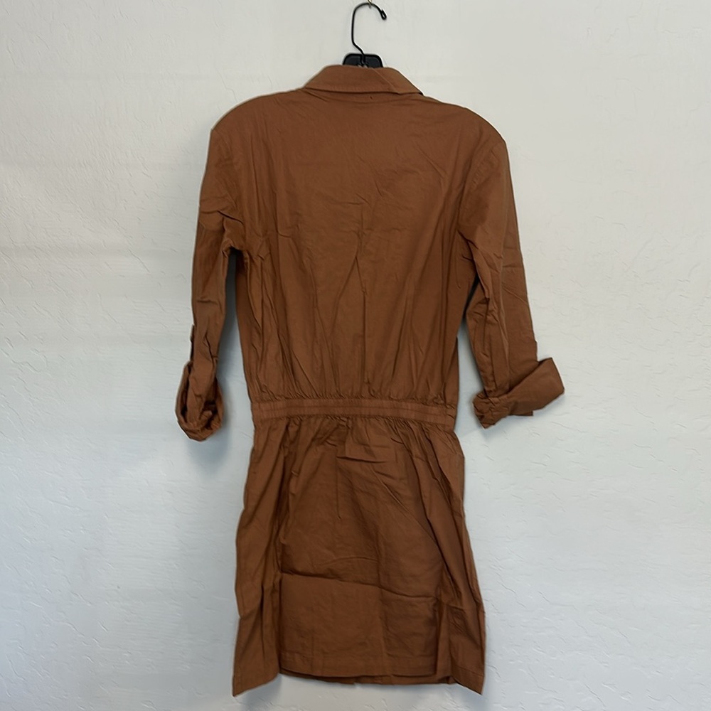 Monrow Sahara Poplin Shirt Dress NWT - Picture 3 of 5